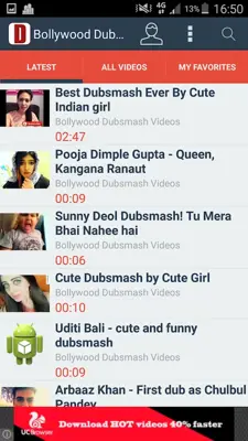 Bollywood Dubsmash Videos android App screenshot 2